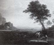 Hagar und Ismael in der Wuste Claude Lorrain